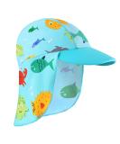 HUAANIUE Baby Boys Swimsuit 2-4 Years UPF 50+ Rash Guard with Zip, Sun Protection Cap - Buy Online on GoSupps.com