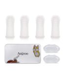 Aujzoo 360 Dog Toothbrush & Silicone Finger Set - Dental Care for Dogs & Cats - International Shipping Available - Buy Online on GoSupps.com