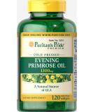Evening Primrose Oil 1300mg with GLA Softgels | Puritan's Pride 120 Count - Buy Online on GoSupps.com
