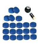 KECHIO 13mm Pool Billiard Cue Tips - Blue Snooker Cue Tips - Buy Online on GoSupps.com