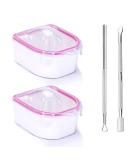 2pcs Cosywell Nail Soaking Bowl Set for Gel Polish Removal - Nail Spa Salon or Home Use - Buy Online on GoSupps.com