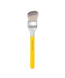Bdellium Tools Professional Makeup Brush 951 - Small Slanted Double Dome Blender with Soft Synthetic Fibers for Flawless Application & Blending - Yellow (1pc - Buy Online on GoSupps.com