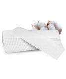 100x Cotton Strips for Sugaring | 20x7 cm Kosmetex Fleece Strips | White Cotton Textile for Sugar Paste - International Shipping - Buy Online on GoSupps.com