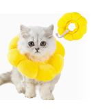 Soft Adjustable Cat Recovery Collar | Leak Protection & Comfort | Sunflower Design (Neck 8-25cm) - Buy Online on GoSupps.com