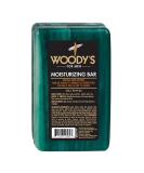 Woody's 3-in-1 Moisturizing Bar for Men - Hair Shave & Body Soap Peppermint Fresh All-Purpose Massage Bar 8 oz - Perfect for All Skin & Hair Types - Buy Online on GoSupps.com