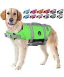 Emust Dog Rescue Vest - High Buoyancy Life Jacket for Swimming & Boating - Perfect for Small Medium & Large Dogs - New Green - Buy Online on GoSupps.com