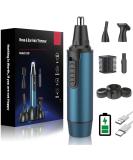 Ear and Nose Hair Trimmer 2022 Professional USB Rechargeable Nose Trimmer for Men and Women Nose Clippers Eyebrow Facial Hair Trimmer Body Grooming Kit IPX7 Waterproof Dual Edge Blades Blue-recharge - Buy Online on GoSupps.com