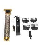 Premium Gold Hair Clippers for Men | Cordless T Blade Trimmer & Beard Cutting Kit - Zero Gapped Rechargeable - Buy Online on GoSupps.com