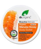 Dr Organic Manuka Honey Body Butter Moisturising Dry Skin Mens Womens Natural Vegetarian Cruelty-Free Paraben & SLS-Free Organic 200ml - Buy Online on GoSupps.com