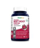 NusaPure Beet Root 350mg Organic Tablets - 200 Vegetarian USDA Non-GMO & Gluten-Free with Black Pepper - Buy Online on GoSupps.com