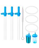 Buy 3ST Replacement Straws with Bite Valve for ZAK 15oz Cup - BPA-Free Kids' Drinking Accessories with Reusable Brush - Buy Online on GoSupps.com