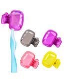 Eaezerav 4 Pack Toothbrush Covers - Travel Toothbrush Protectors in Yellow, Purple, Pink & Grey - Buy Online on GoSupps.com