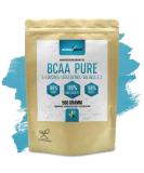 Aminopure BCAA Powder - Essential Amino Acids 2:1:1 Ratio | Vegan Additive-Free Lab Tested | 500g - International Shipping Available - Buy Online on GoSupps.com
