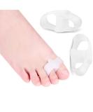 Xwanli 4 Silicone Soft Gel Toe Spreader | Hallux Valgus Therapy & Pain Relief for All Ages - Buy Online on GoSupps.com
