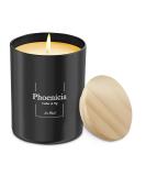 Relaxd Premium Cedar & Fig Scented Soy Wax Candle - Hand Poured Aromatherapy Essential Oil Candle (Phoenicia) - Buy Online on GoSupps.com
