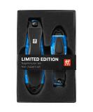 ZWILLING Nail Clippers Gift Set - 2 Pieces with Nail Catcher & Integrated Nail File | Extra Sharp & Durable | Blue | International Shipping Available - Buy Online on GoSupps.com