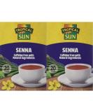 Tropical Sun Senna 20 Tea Bags Caffeine Free with Natural Ingredients (Pack of 2) 20 Count (Pack of 2) - Buy Online on GoSupps.com