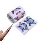 FingerAngel 100Pcs Nail Tips Laser Nail Forms Gel Polish Extension Forms Acrylic Tips Nail Art Decoration DIY Nail Gel Curl (LASER SILVER PURPLE) - Buy Online on GoSupps.com
