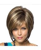 Fleurapance Supernatural Short Straight Bobo Wig for Women Stylish Heat Resistant Synthetic Hair Attractive Fashionable Wigs - Buy Online on GoSupps.com