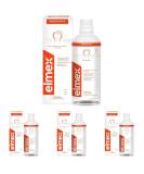 Elmex Oral Flushing Caries Protection 400ml - Antibacterial Tooth Cleaner Alcohol-Free Daily Use Calcium Fluoride Shield (4-Pack) - International Shipping - Buy Online on GoSupps.com