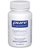 Pure Encapsulations Optiferin-C - Iron Supplement Supporting Healthy Skin, Overall Immune System Healther, and Absorption of Iron - 60 Capsules - Buy Online on GoSupps.com