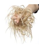 Buy SEGO Curly Updo Hairpiece Tie - Natural Dark Blonde & Blonde Hair Extension (45G) for Effortless Bun Style - Buy Online on GoSupps.com