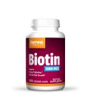 Jarrow Formulas Biotin 5000 mcg - 100 Veggie Caps for Healthy Hair, Skin & Nails - Buy Online on GoSupps.com