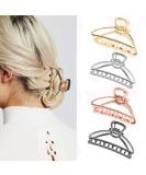 Kiddale Large Metal Hair Claw Clips - 4 Piece Set | Non-slip Hair Catch Jaw Clamp for Women and Girls | Hair Barrette for Styling and Fixing Hair - Buy Online on GoSupps.com