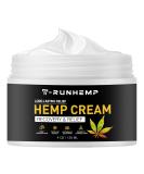 T-RUNHEMP Hemp Cream - High Strength Natural Relief for Muscles & Joints | Arnica Gel Rub with MSM - 4oz 120ml - Buy Online on GoSupps.com