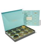 Vahdam luxurious tea gift set (250g 125+ cups) 12 teas in luxurious tea gift box |Green tea chai tea herbal tea black tea |Tea gift for women & men - Buy Online on GoSupps.com