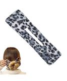 Traziewell Deft Bun Hair Bun Maker - Leopard Print French Twist Hairstyle Donut Bun Shaper - Buy Online on GoSupps.com