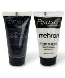 Mehron Fantasy F/X Face & Body Paint Bundle (Black & White) - Water Based Makeup - Buy Online on GoSupps.com