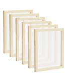 6 Pack Wood Silk Screen Printing Kit for Beginners and Kids - 10x12 Frame with 110 White Mesh - 10x12 Inch - Buy Online on GoSupps.com