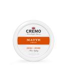 Cremo Premium Barber Grade Hair Styling Pomade Matte 4 oz - Perfect Hold & Finish - Buy Online on GoSupps.com