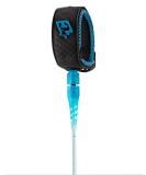 Creatures of Leisure 6ft0 Reliance Lite Shortboard Leash - Cyan Speckle Black - Buy Online on GoSupps.com
