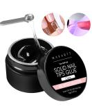 Makartt Solid Nail Glue Gel 15ml - Strong Bond for Press-On & Acrylic Nails | Non-Stick DIY Nail Art Gel - Buy Online on GoSupps.com
