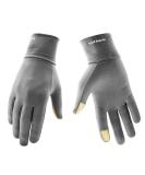 BOODUN Light Sports Gloves - Unisex Touchscreen Running & Walking Gloves for Men & Women - Slim & Warm Gray S/M - Buy Online on GoSupps.com