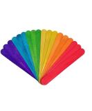 100 Pcs Colored Jumbo Wooden Craft Sticks for DIY Crafts and Classroom Art - 3/4 Wide Treat Sticks - Buy Online on GoSupps.com