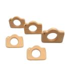 Arakierst 10pcs Cute Cartoon Wood Camera Pendant Set - Handmade Natural Animal Shapes for DIY Jewelry Making - Buy Online on GoSupps.com