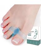 Toe Spacers for Overlapping Toes | Gel Big Toe Separators for Bunion Relief | Orthopedic Correctors | One Size Fits All - Pack of 2 - Buy Online on GoSupps.com