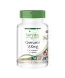 Fairvital | Quercetin 500mg - Bulk Pack for 3 Months - Vegan - HIGH Dosage - 90 Capsules - antioxidant - Buy Online on GoSupps.com