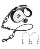 Retractable Dog Leash Fiyade 8m - Chew Proof Steel Chain Lead for Medium to Large Dogs up to 110lbs - Buy Online on GoSupps.com