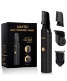 Men's Body Trimmer with 2 Quick Change Heads - Electric Groomer for Smooth Shaving | International Shipping Available - Buy Online on GoSupps.com