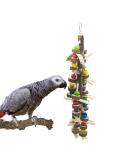 EBaokuup Wood Bird Chewing Toys for Parrots - Blocks for Finch, Budgie, Parakeets, Cockatiels, Conures, Love Birds, Amazon Parrots - Buy Online on GoSupps.com