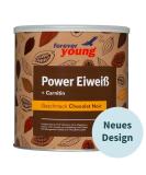 Forever Young Power Protein + L-Carnitine 750g Can - Chocolate Flavour (Chocolat Noir) | Buy Internationally Boost Energy & Wellness - Buy Online on GoSupps.com