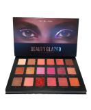 BEAUTY GLAZED 18 Colors Professional Eye Shadow Palette - Shimmer Matte & Glitter Cosmetics | International Shipping - Buy Online on GoSupps.com