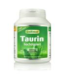 Taurin 500 mg high dose 120 capsules vegan -known from the energy drinks.Without artificial additives.Without genetic technology.Vegan.120 pieces (1 Pack) - Buy Online on GoSupps.com