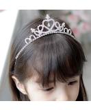 Gortin Girls Crystal Tiara Crown - Princess Crown for Birthday & Wedding Headpieces (Type 1) - Buy Online on GoSupps.com