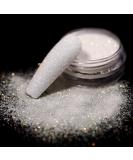 4Jars Pearl Shiny Silver Nail Glitter Powder - White Chrome Glitter Pigment for DIY Manicure - Buy Online on GoSupps.com