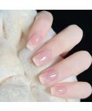 Carufin 24 Square Shiny Press-On Nails | Short Acrylic False Nails for Women & Girls | International Shipping Available - Buy Online on GoSupps.com